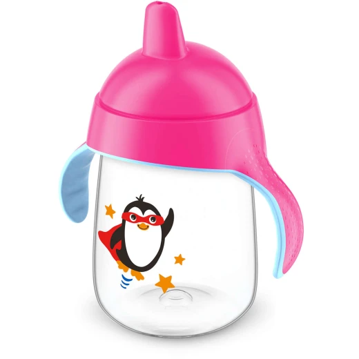 Philips Avent Spout Cup 340 ml, Pink - فيليبس افينت - Image 3