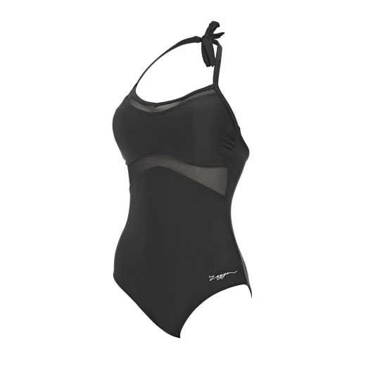 Zoggs Kempsey Mesh Halter Neck Swimsuit 40" Zoggs Kempsey Mesh Halter Neck Swimsuit 40"