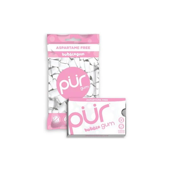 Pür Sugar Free Bubble Gum 9 Pcs - Pur