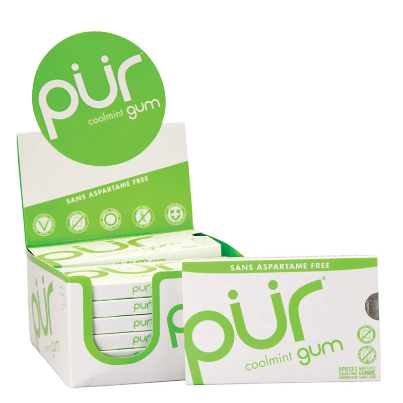 PUR Gum Coolmint Blister 9 Pieces - Pur