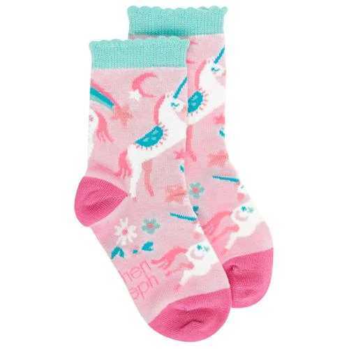 Stephen Joseph Toddler Socks Rainbow Unicorn Small Stephen Joseph Toddler Socks Rainbow Unicorn Small
