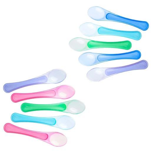 Tommee Tippee Feeding Spoons, 5 Count, Pink - Tommee Tippee - Image 3