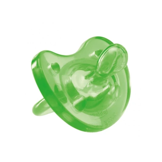 Chicco Physio Soft Colored (6-12M) Silicone, 1 Piece, Green