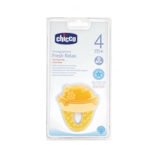 Chicco Fresh Relax Ice Cream Teether, Orange - Chicco - Image 3