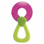 Chicco Fresh Relax Ring With Handle Teether, Fuchsia - Chicco