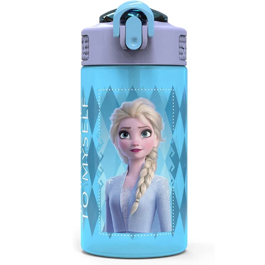 Zak Designs Frozen 2 Elsa 16 oz. Water Bottle With Straw Zak Designs Frozen 2 Elsa 16 oz. Water Bottle With Straw