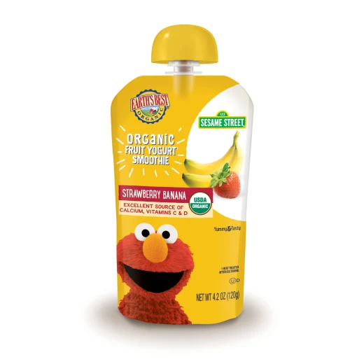 Earth's Best Organic Yogurt Smoothie Strawberry Banana 120g Earth's Best Organic Yogurt Smoothie Strawberry Banana 120g