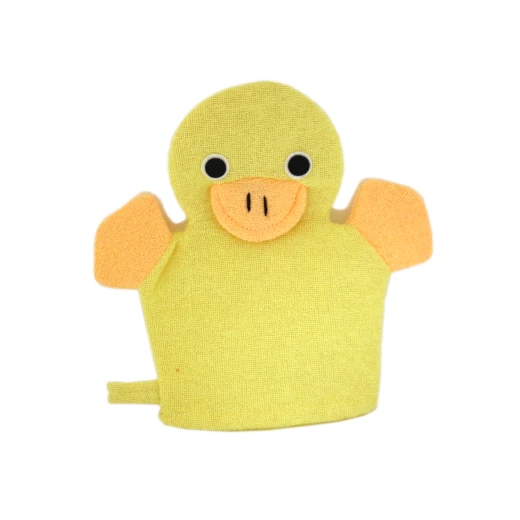Bath Sponge Hand Glove, Yellow
