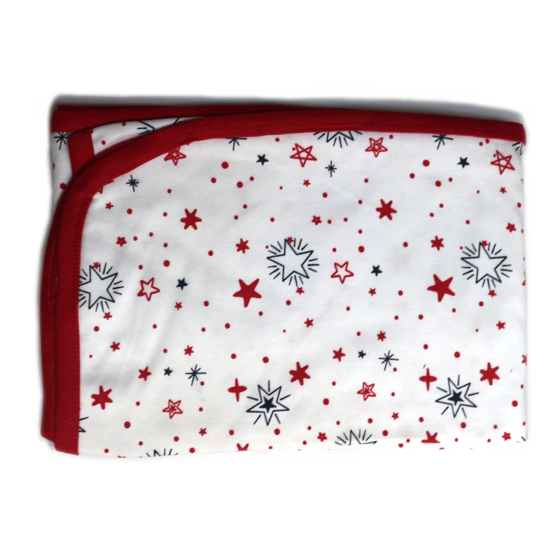 Baby Cotton Blanket, Red