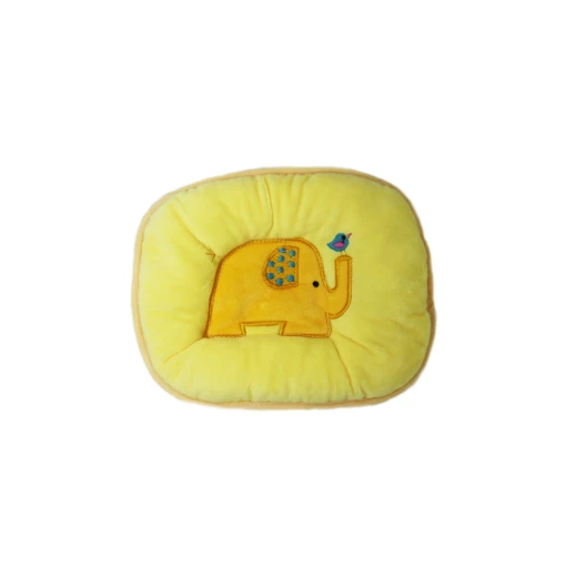 Baby Love Head Pillow, Elephant, Yellow
