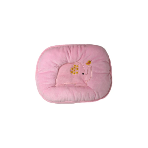 Baby Love Head Pillow, Elephant, Pink