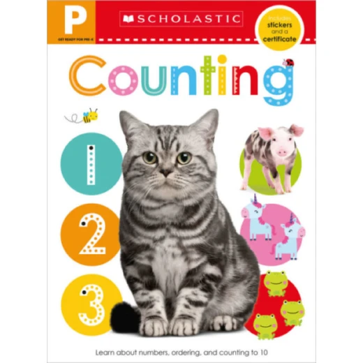 Scholastic Early Learners: Get Ready for Pre-K Skills Counting Paperback, 24 pages Scholastic Early Learners: Get Ready for Pre-K Skills Counting Paperback, 24 pages
