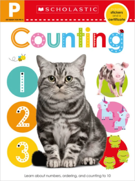 Scholastic Early Learners: Get Ready for Pre-K Skills Counting Paperback, 24 pages - سكولاستيك