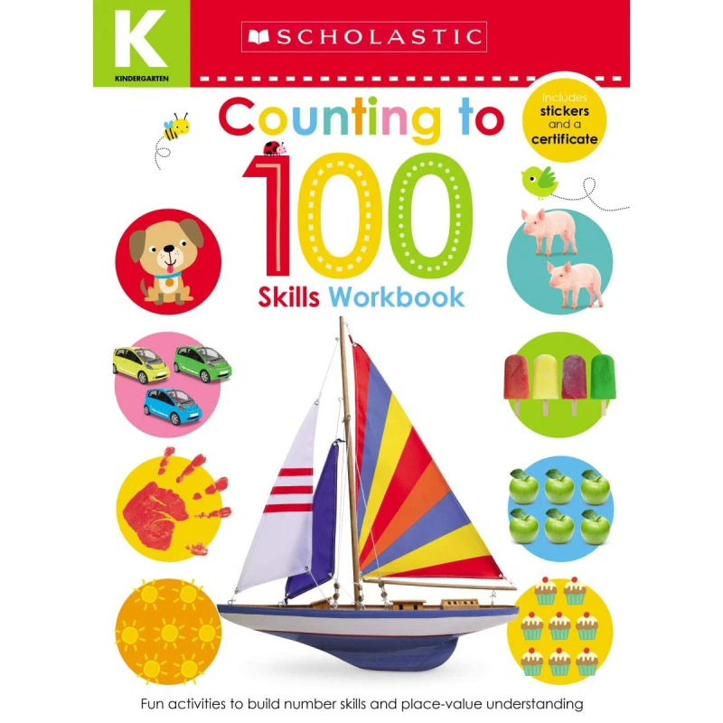 Scholastic Early Learners: Kindergarten Skills Workbook: Counting to 100, 24 pages - سكولاستيك