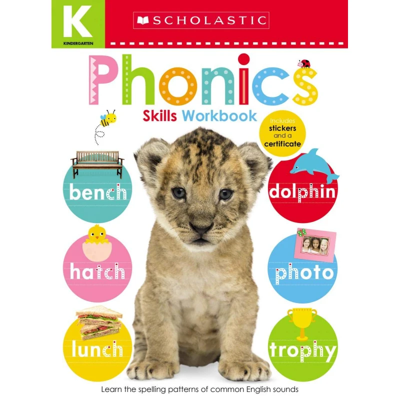 Scholastic Early Learners: Kindergarten Skills Workbook: Phonics, 24 pages - سكولاستيك