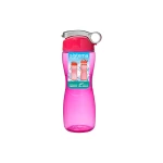 Sistema Hourglass Plastic Water Bottle, 645 ml, Pink - سيستما