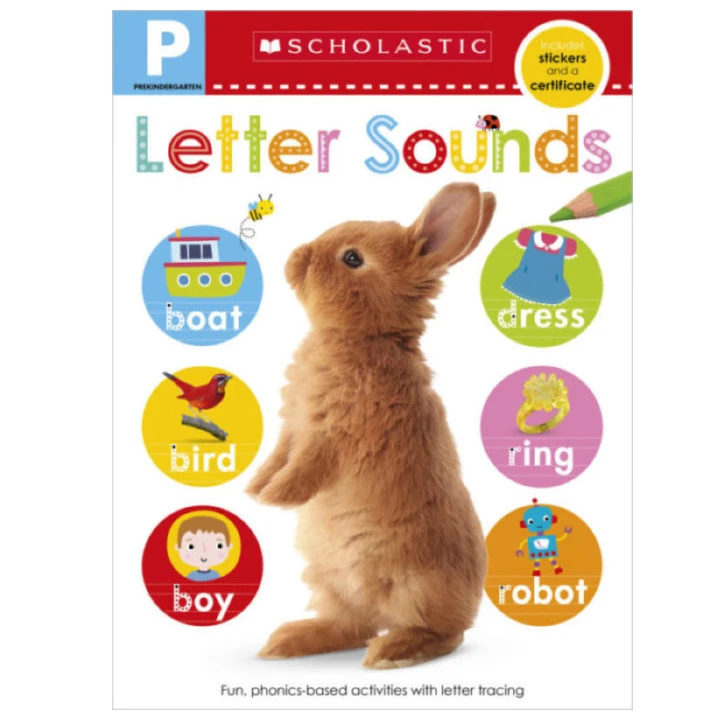 Scholastic Early Learners: Pre-K Skills Workbook: Letter Sounds, 24Pages - سكولاستيك