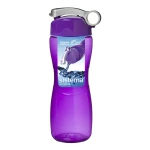 Sistema Hourglass Plastic Water Bottle, 645 ml, Purple - سيستما