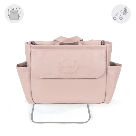 Pasito A Pasito Leather Bag, Sherwood Pink Pasito A Pasito Leather Bag, Sherwood Pink