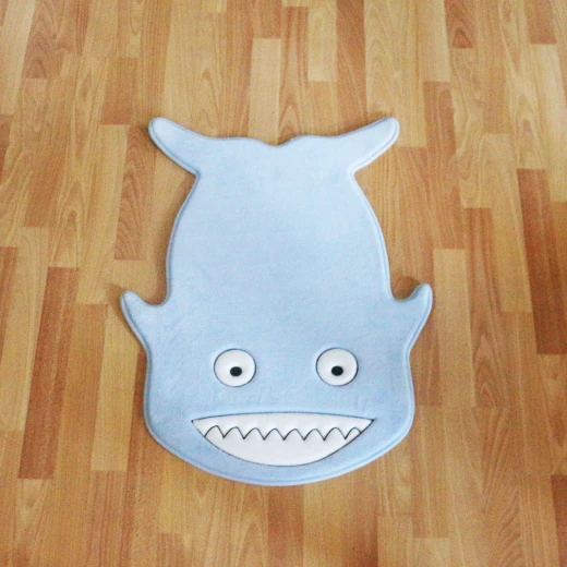 Kaison Cartoon Floor Mat, Blue Shark Kaison Cartoon Floor Mat, Blue Shark