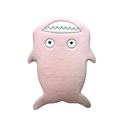 Kaison Cartoon Floor Mat, Pink Shark - Image 2