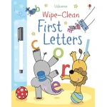Usborne Wipe-Clean First Letters (Wipe-Clean Books) Paperback - يو إس بورن