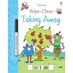 Usborne Wipe-Clean Taking Away (Wipe-Clean Books) Paperback