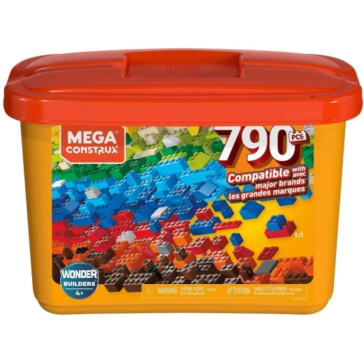 Mega Construx Large Core Tub, Multi-Colored with 790-Pieces - ميجا كونستروكس - Image 3