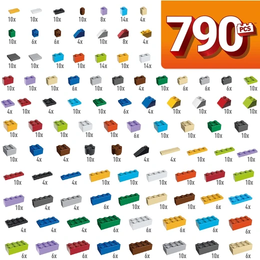 Mega Construx Large Core Tub, Multi-Colored with 790-Pieces - ميجا كونستروكس - Image 5