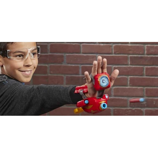 Marvel Nerf Power Moves Avengers Iron Man Repulsor Blast Gauntlet - مارفيل - Image 6