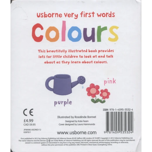 Babies Very First Words Board book - يو إس بورن - Image 6