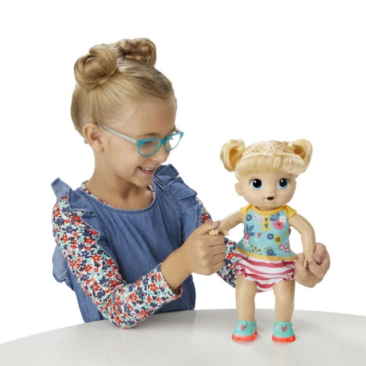 Baby Alive Step 'n Giggle Baby Blonde Hair Doll - بيبي ألايف - Image 7