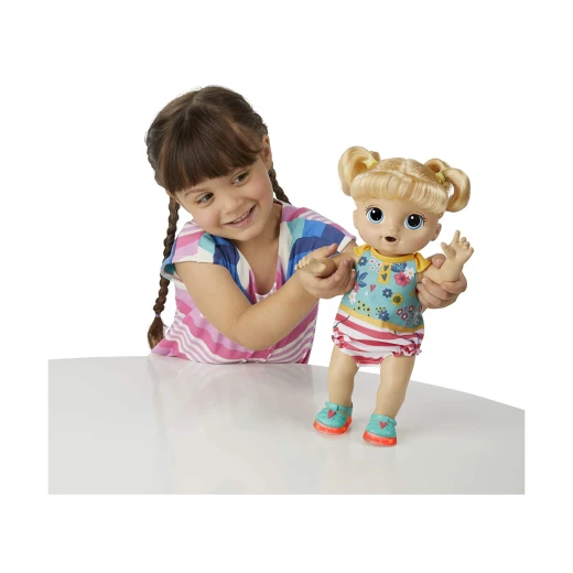 Baby Alive Step 'n Giggle Baby Blonde Hair Doll - بيبي ألايف - Image 6