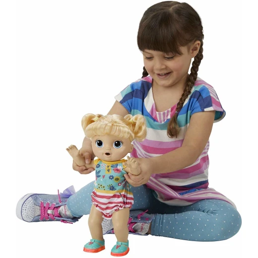 Baby Alive Step 'n Giggle Baby Blonde Hair Doll - بيبي ألايف - Image 5
