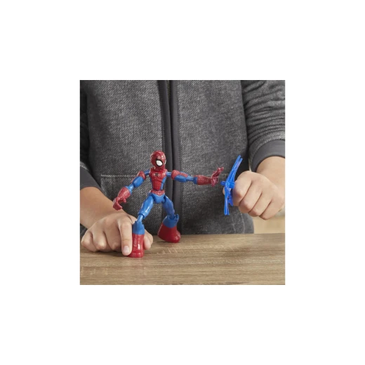 Marvel Avengers Bend And Flex Action Figure 15 Cm - Spider-Man - مارفيل - Image 2