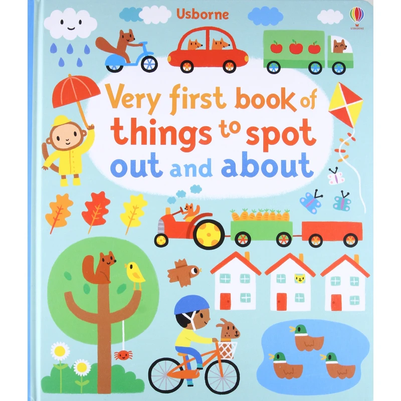 Very First Book of Things to Spot: Out and About, 30 pages - يو إس بورن