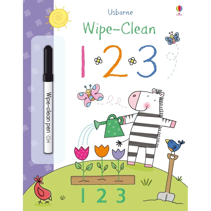 Wipe-Clean 123, 24 pages - يو إس بورن