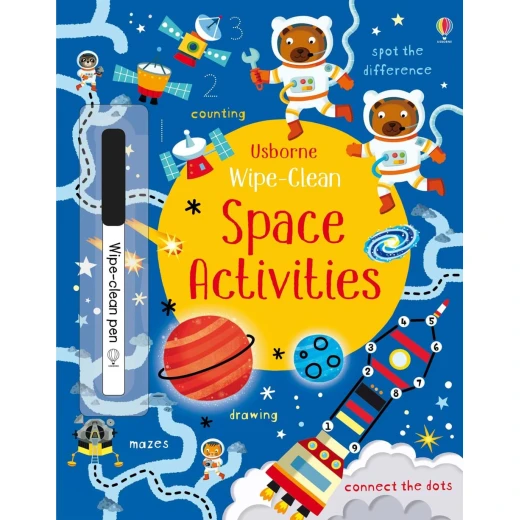 Wipe-Clean Space Activities, 24 صفحة Wipe-Clean Space Activities, 24 صفحة