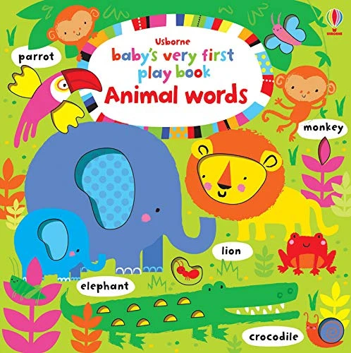 Baby's Very First Play Book Animal Words, Hardcover - يو إس بورن