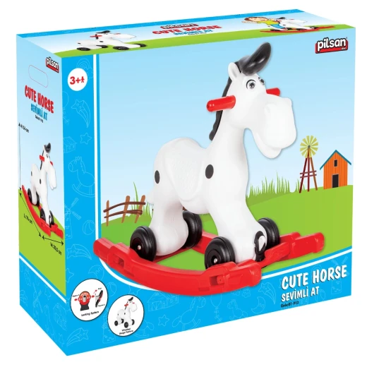 Pilsan Rocking Cute Horse Toy with Bag - بيلسان - Image 2