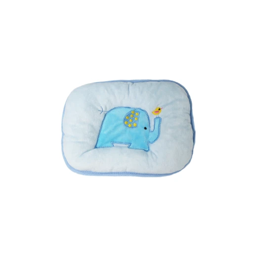 Baby Love Head Pillow, Elephant, Blue