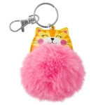 Stephen Joseph Pom Pom Critter Key Chain, Cat - ستيفن جوزيف
