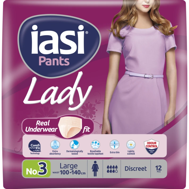 Iasi Lady Pants No.3 Large, 12 pcs - iasi Pants