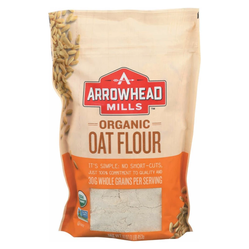 Arrowhead Mills Organic Oat Flour, 453g - أرو هيد ميلز