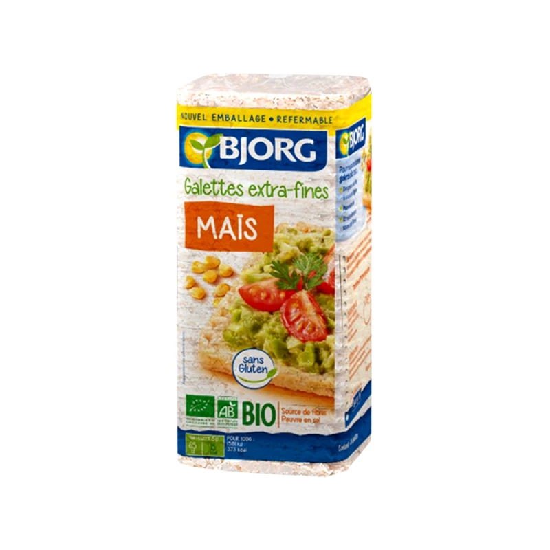 Bjorg Extra Fine Corn Cake, 130g - بي جورج