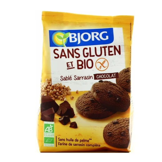 Bjorg Organic Gluten Free Buckwheat Chocolate Biscuit, 250g