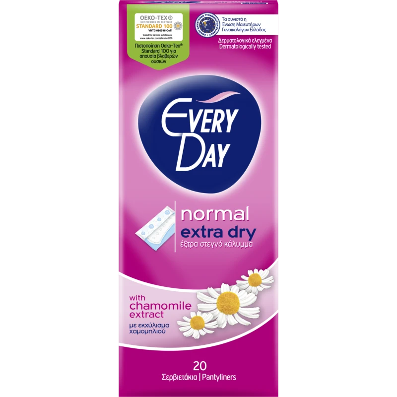 EveryDay Extra Dry Pads Normal, 20 pads - EveryDay
