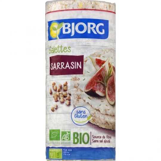Bjorg Organic Rice & Buckwheat Cakes, 130g - بي جورج