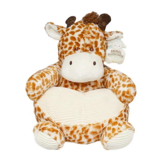 Giraffe with Corduroy Trim Baby Chair- 18"" Giraffe with Corduroy Trim Baby Chair- 18""