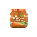Happy Baby Clearly Crafted Jar Carrots & Peas, 113 g - هابي بيبي